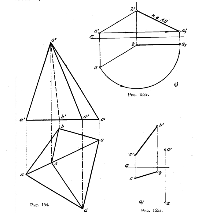 Рис 153-155.Определение расстояний